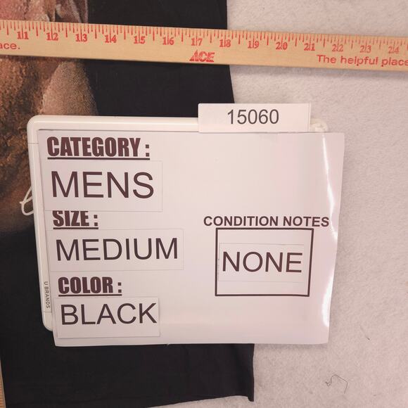 Mitchell & Ness Graphic Crew Neck Short Sleeve Shirt Mens Size Medium M Black - Picture 8 of 9